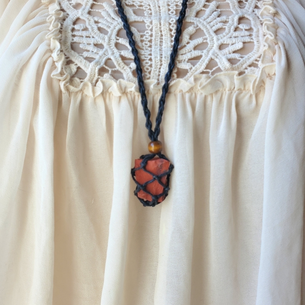 💎$3 WITH BUNDLE💎 Caged Jasper Necklace - Picture 2 of 4